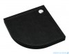Schedpol Schedline Cameron Black Stone brodzik półokrągły 80x80x12cm 3ST.C1O-8080/C/ST